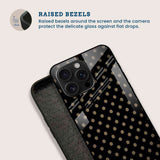 Gold Starburst Mobile Back Cover Bezel Image
