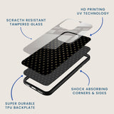 Gold Starburst Mobile Back Cover Layer Image