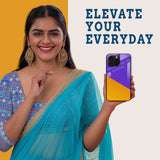 Golden Hour Mobile Back Cover Woman Image