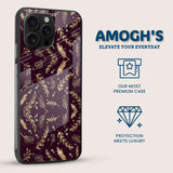 Golden Leaves Mobile Back Cover Side Image