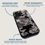 Gray Camo Mobile Back Cover Feature Image