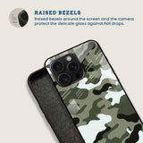 Green Camo Mobile Back Cover Bezel Image