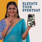 Green Camo Mobile Back Cover Woman Image
