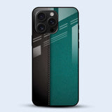 Green Leather Mobile Back Cover Main Image