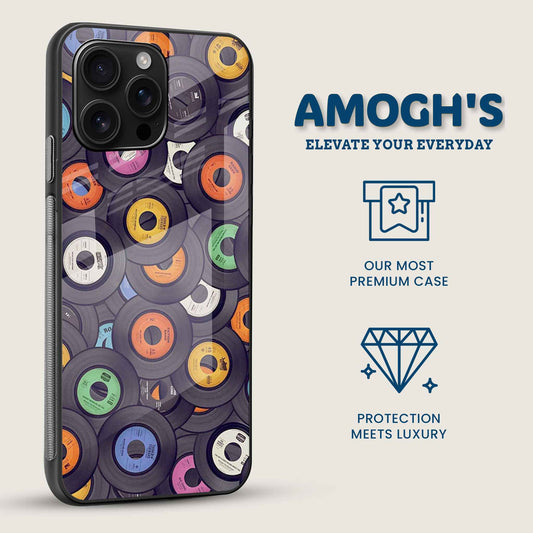 Groovy Tunes Vinyl Mobile Back Cover Side Image