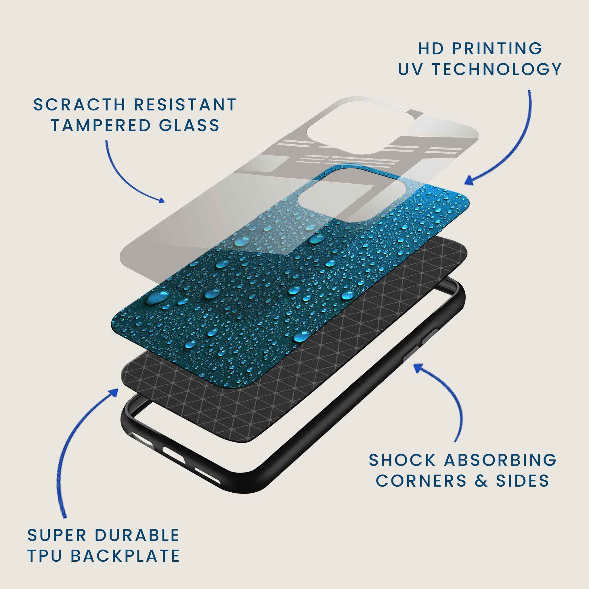 H2O Mobile Back Cover Layer Image