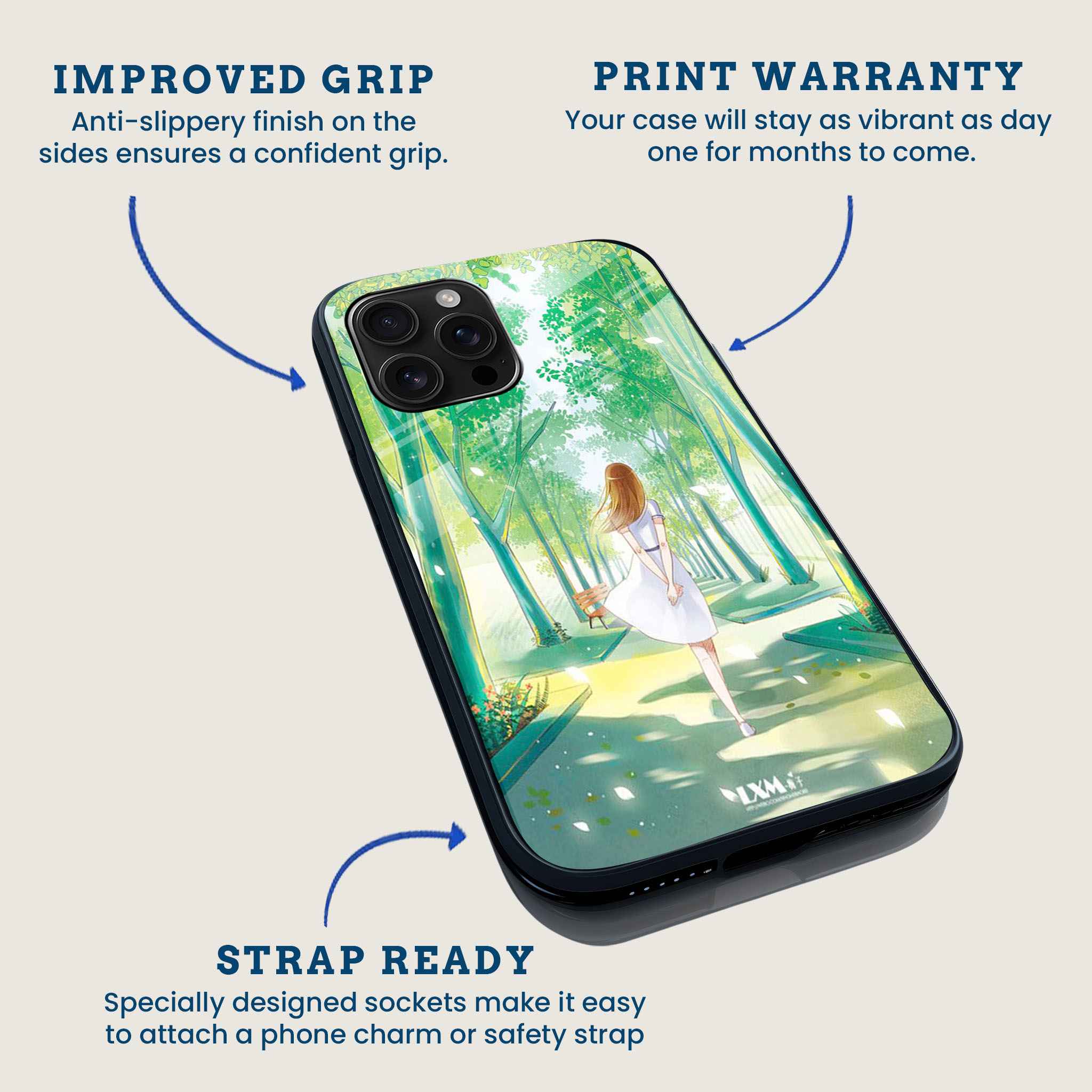 Happy Gal Mobile Back Cover Feature Image