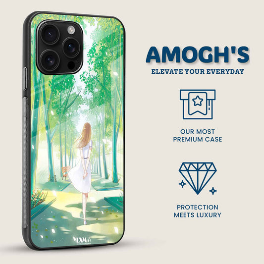 Happy Gal Mobile Back Cover Side Image