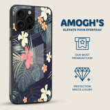 Hibiscus Night Mobile Back Cover Side Image