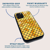 Honeycomb Shine Mobile Back Cover Feature Image