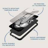 Hypnotic Cat Eyes Mobile Back Cover Layer Image