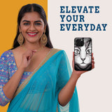 Hypnotic Cat Eyes Mobile Back Cover Woman Image