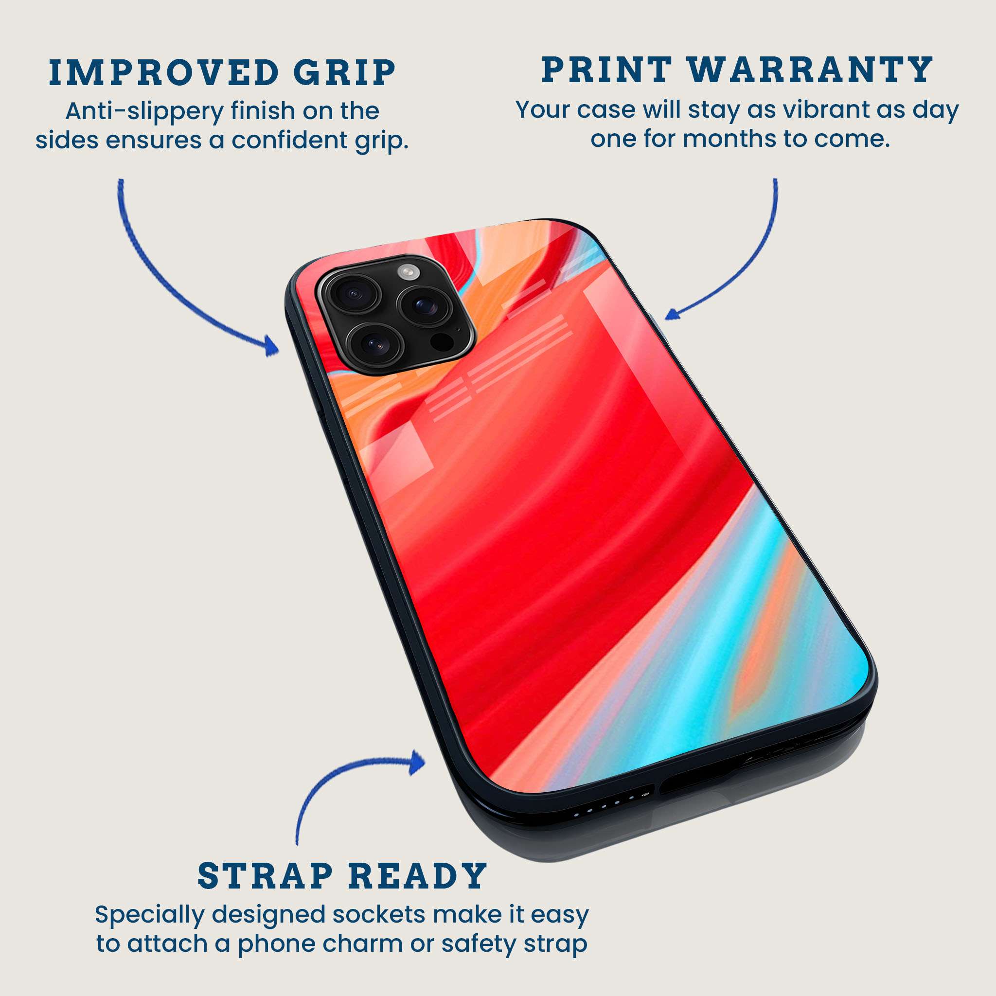 Inferno Swirl Mobile Back Cover Feature Image