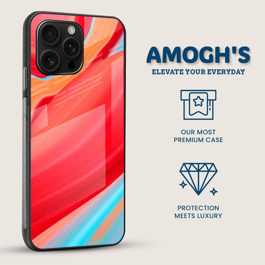 Inferno Swirl Mobile Back Cover Side Image