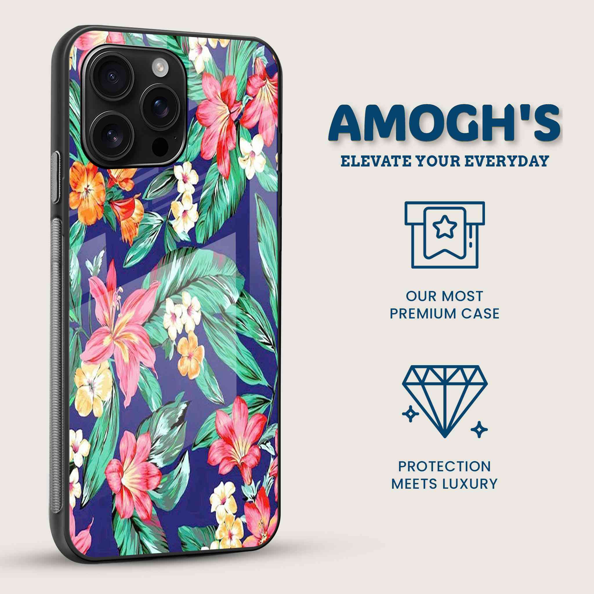 Island Vibes Mobile Back Cover Side Image