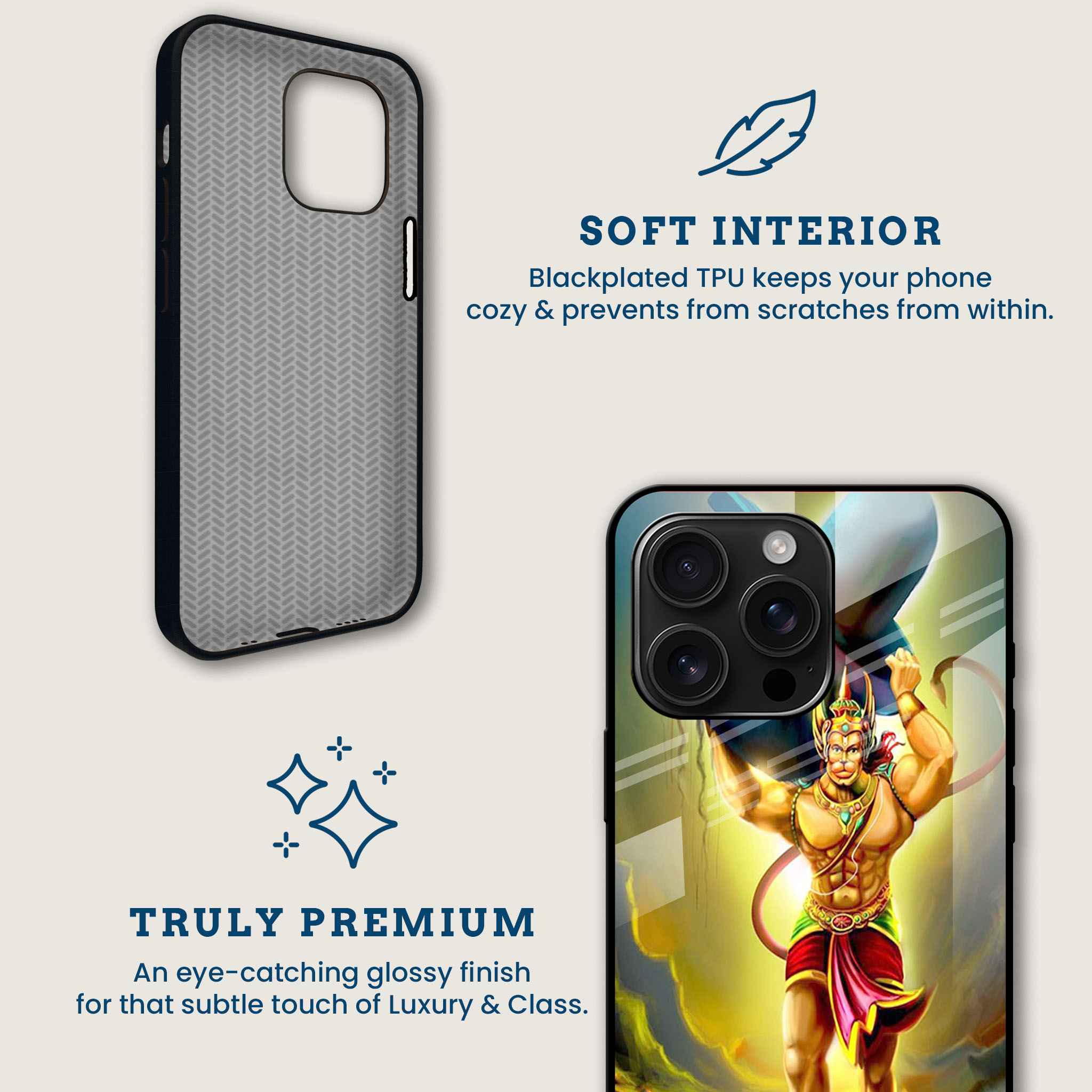 Jai Hanuman Mobile Back Cover Brand Image