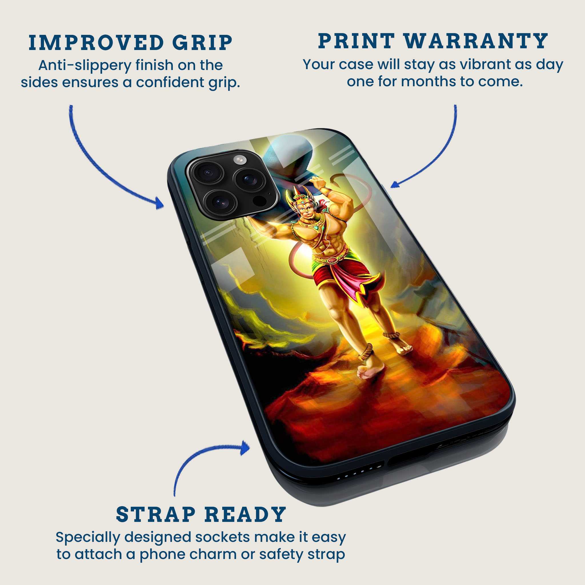 Jai Hanuman Mobile Back Cover Feature Image