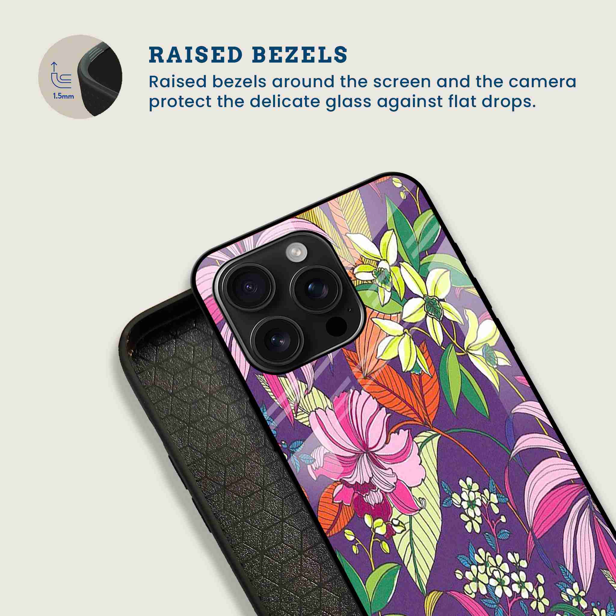 Jungle Paradise Mobile Back Cover Bezel Image