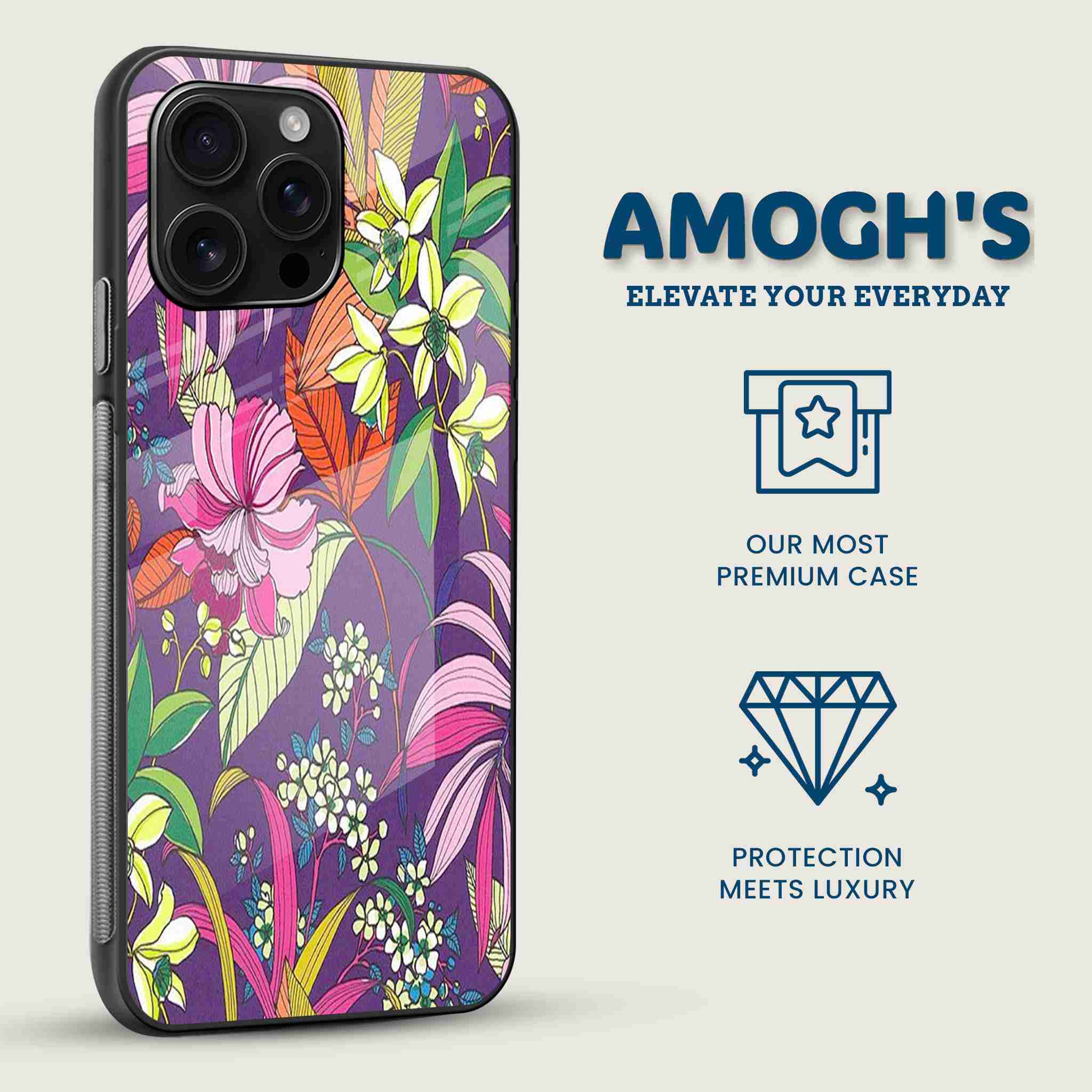 Jungle Paradise Mobile Back Cover Side Image