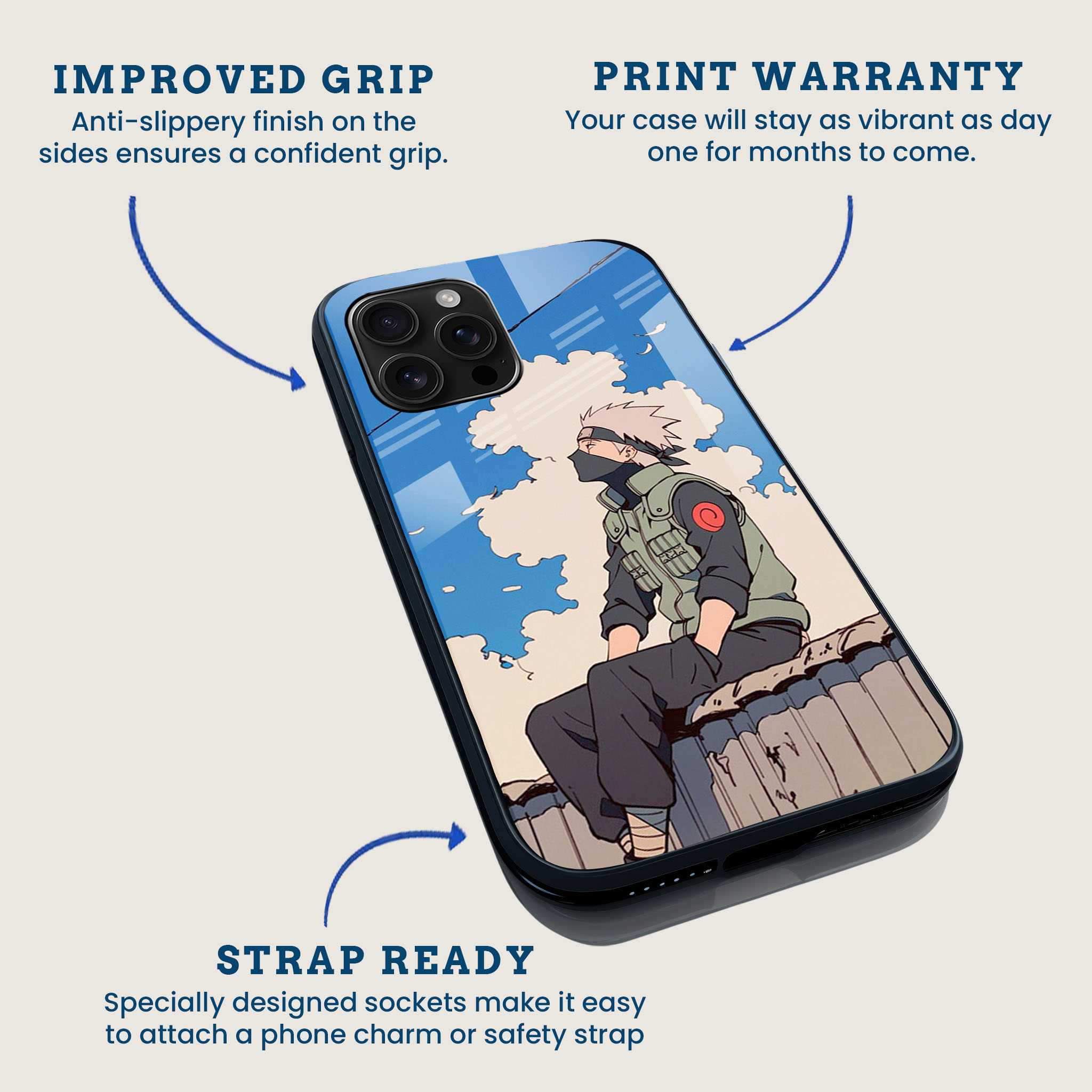 Kakashi Sensei Mobile Back Cover Feature Image