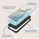 Kawaii Rainbow Sky Mobile Back Cover Layer Image