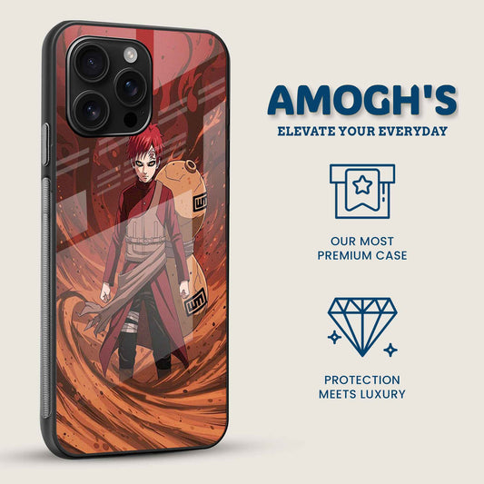 Kazekage Gaara Mobile Back Cover Side Image