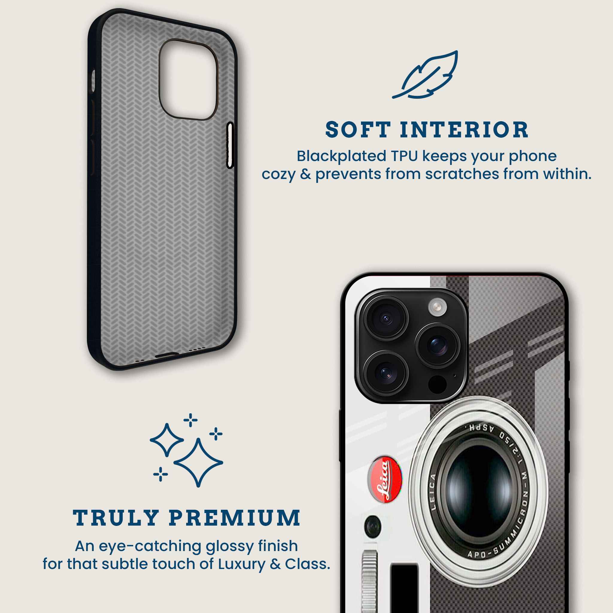 Leica Camera Mobile Back Cover Brand Image