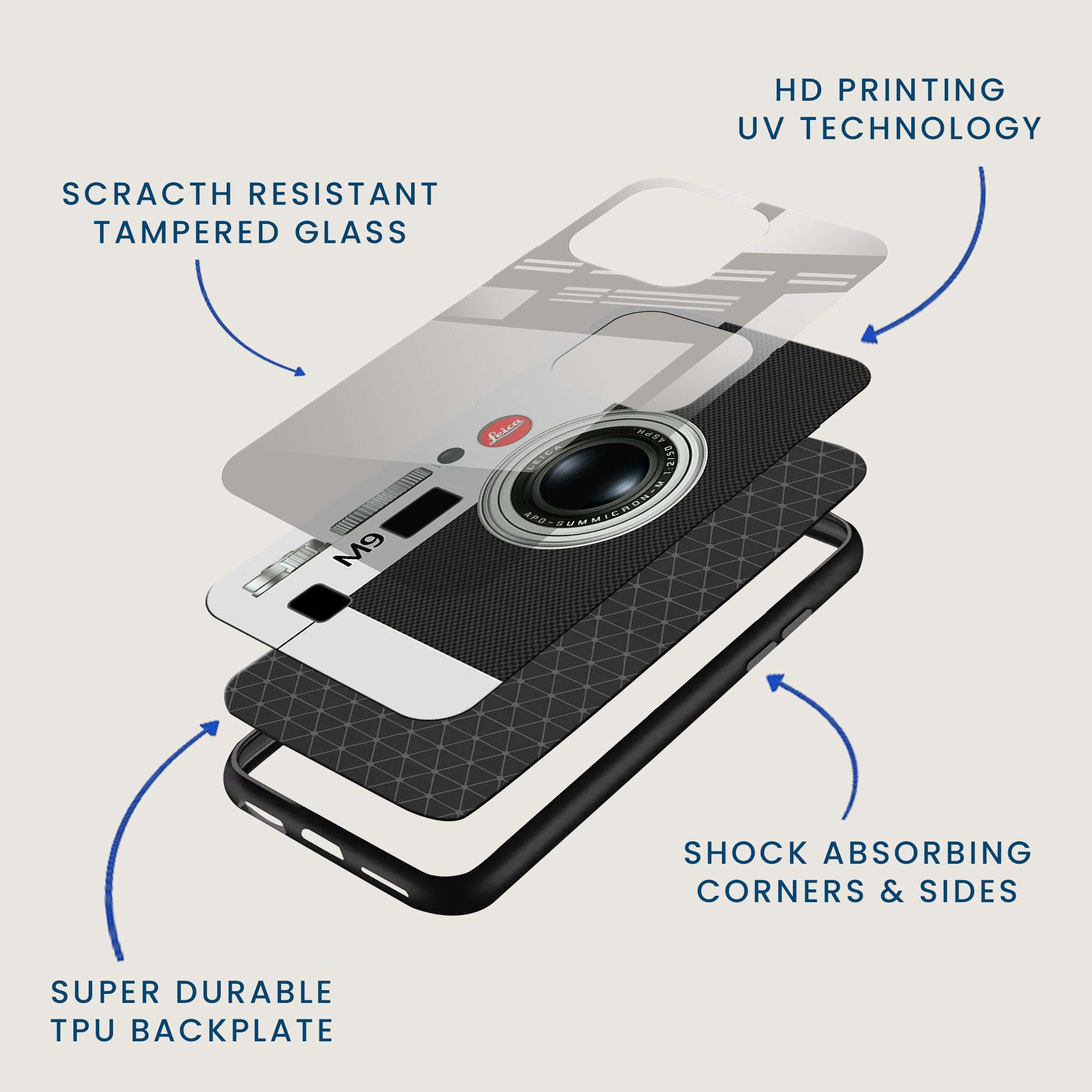 Leica Camera Mobile Back Cover Layer Image