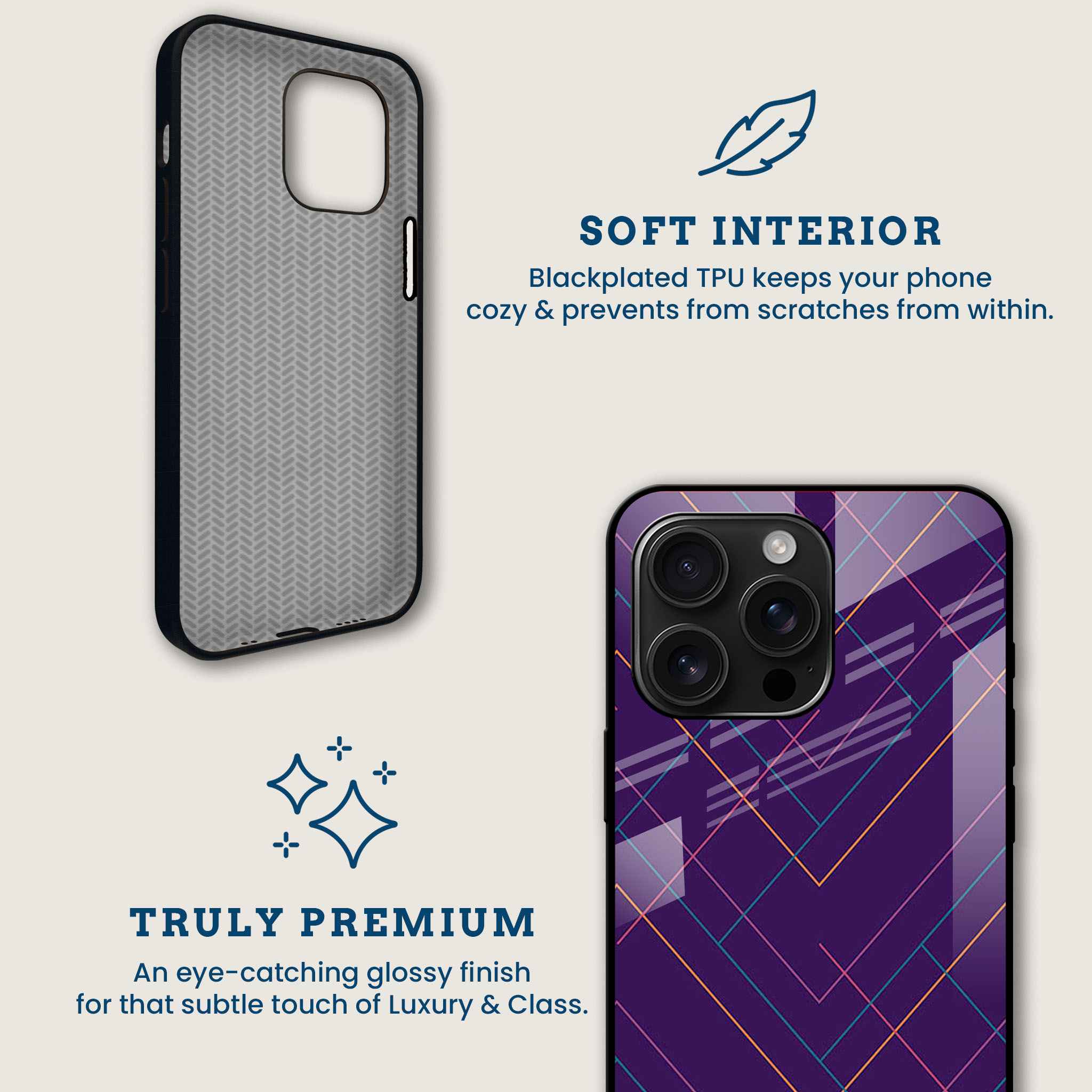 Line-it Modern Mobile Back Cover Brand Image