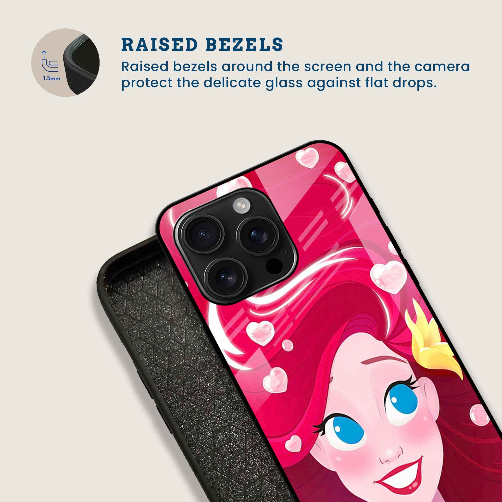 Little Mermaid Mobile Back Cover Bezel Image