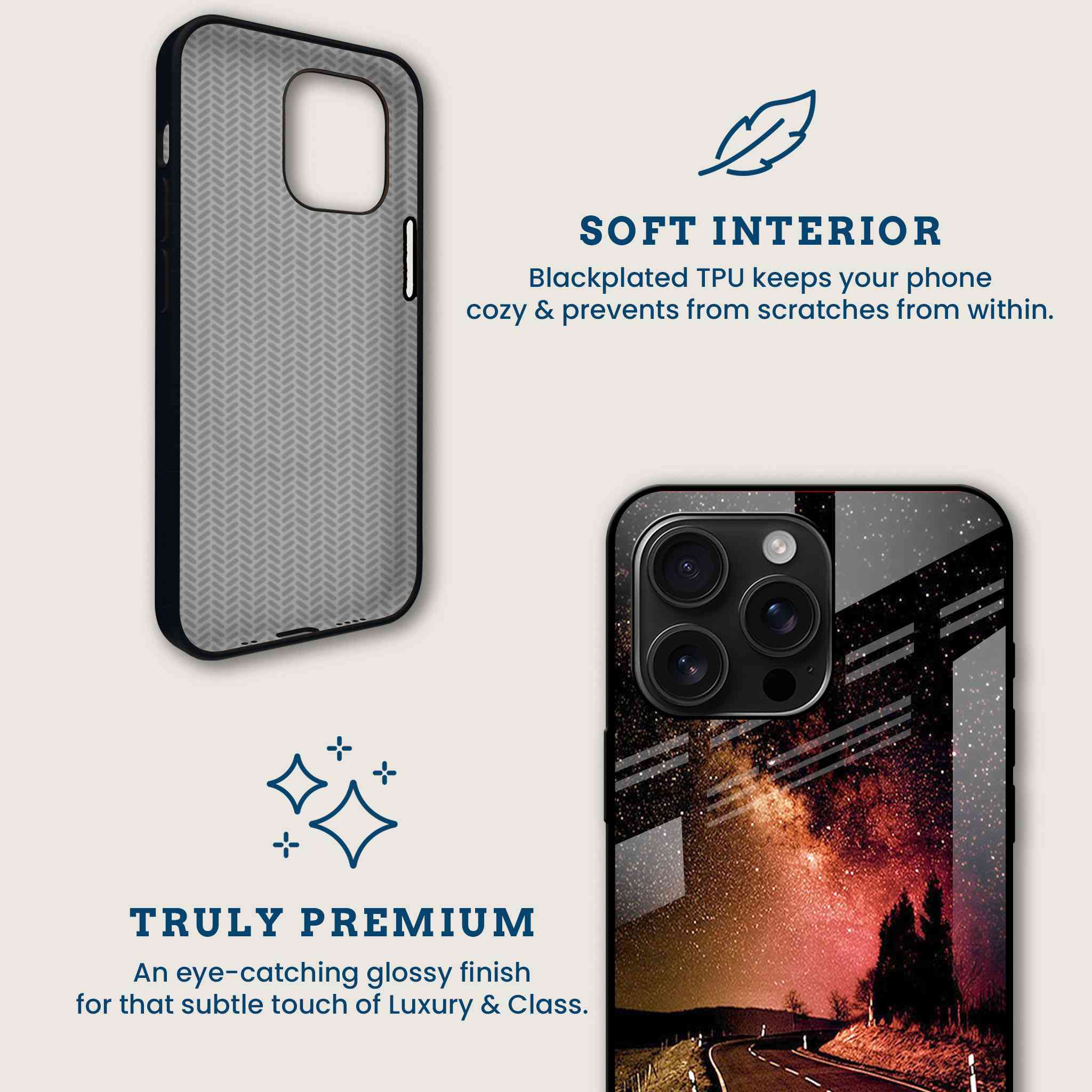 Long Starry Road Mobile Back Cover Brand Image