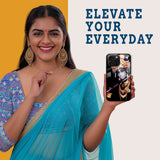 Lord Krishna Serenity Mobile Back Cover Woman Image