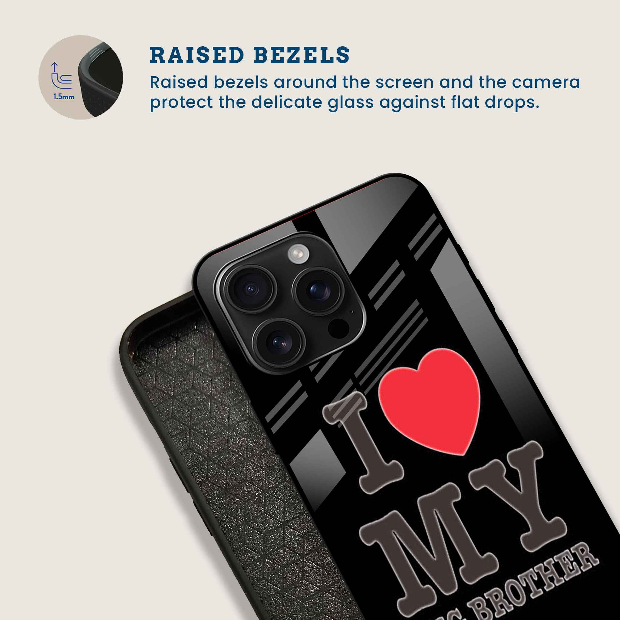 Love Big Brother Mobile Back Cover Bezel Image