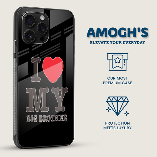Love Big Brother Mobile Back Cover Side Image