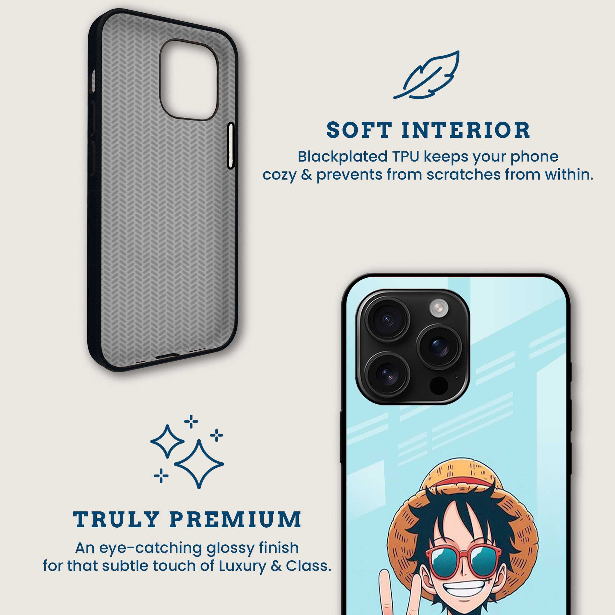 Luffy Mobile Back Cover Brand Image