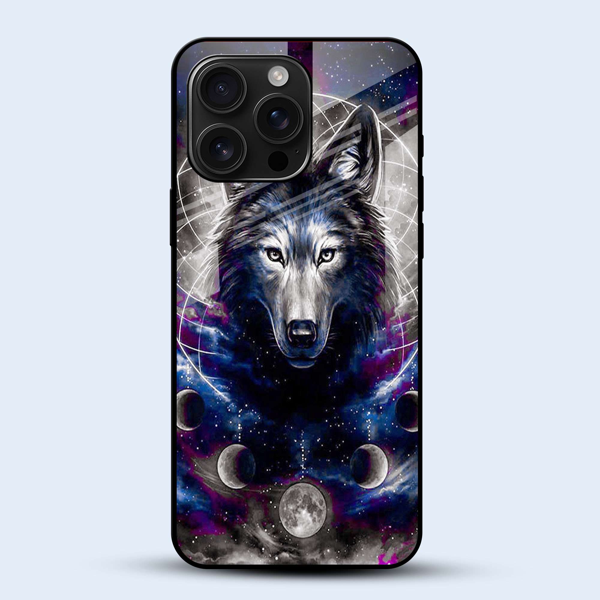 Lunar Wolf Mobile Back Cover Main Image