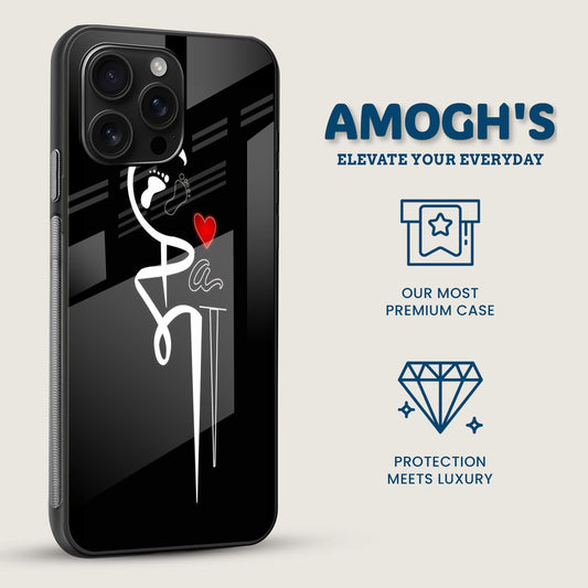 Maa Paa Blessings Mobile Back Cover Side Image