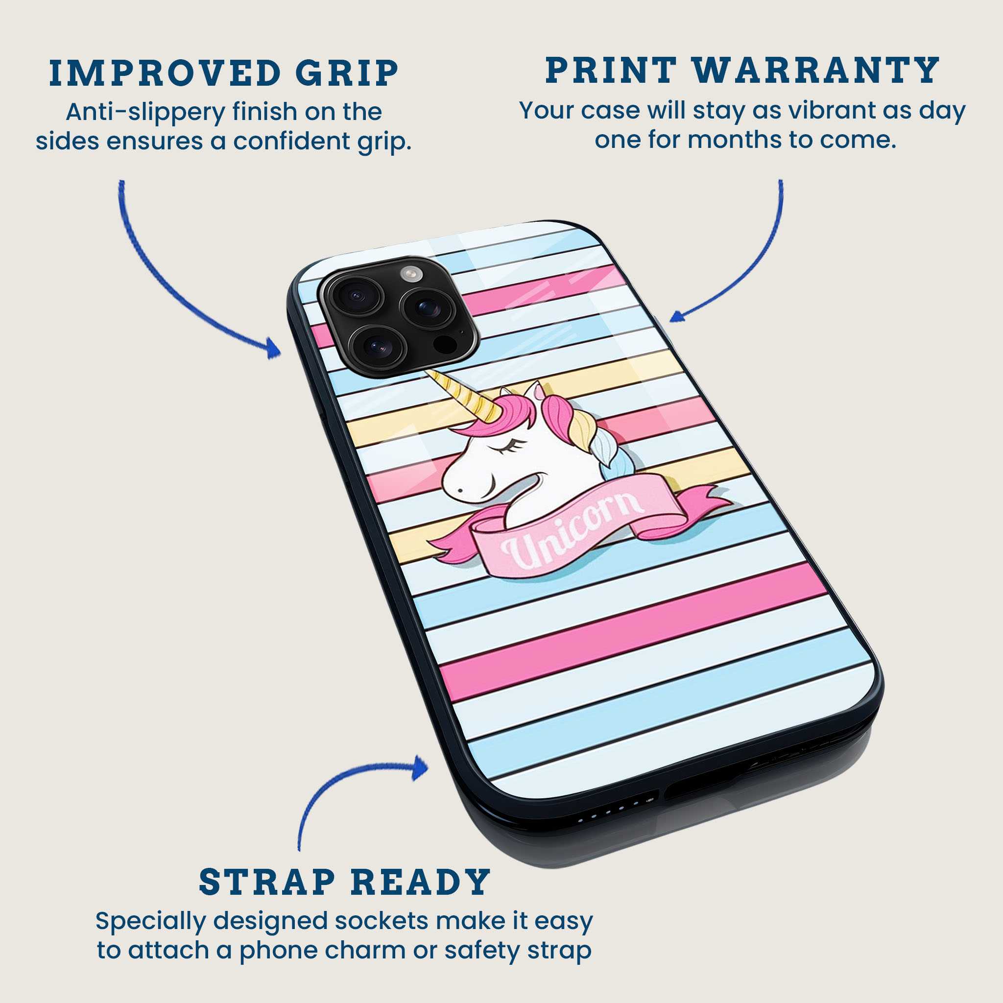 Magical Unicorn Mobile Back Cover Feature Image