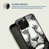 Majestic Lion Mobile Back Cover Bezel Image