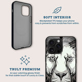 Majestic Lion Mobile Back Cover Brand Image
