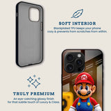 Mario Figurine Mobile Back Cover Brand Image