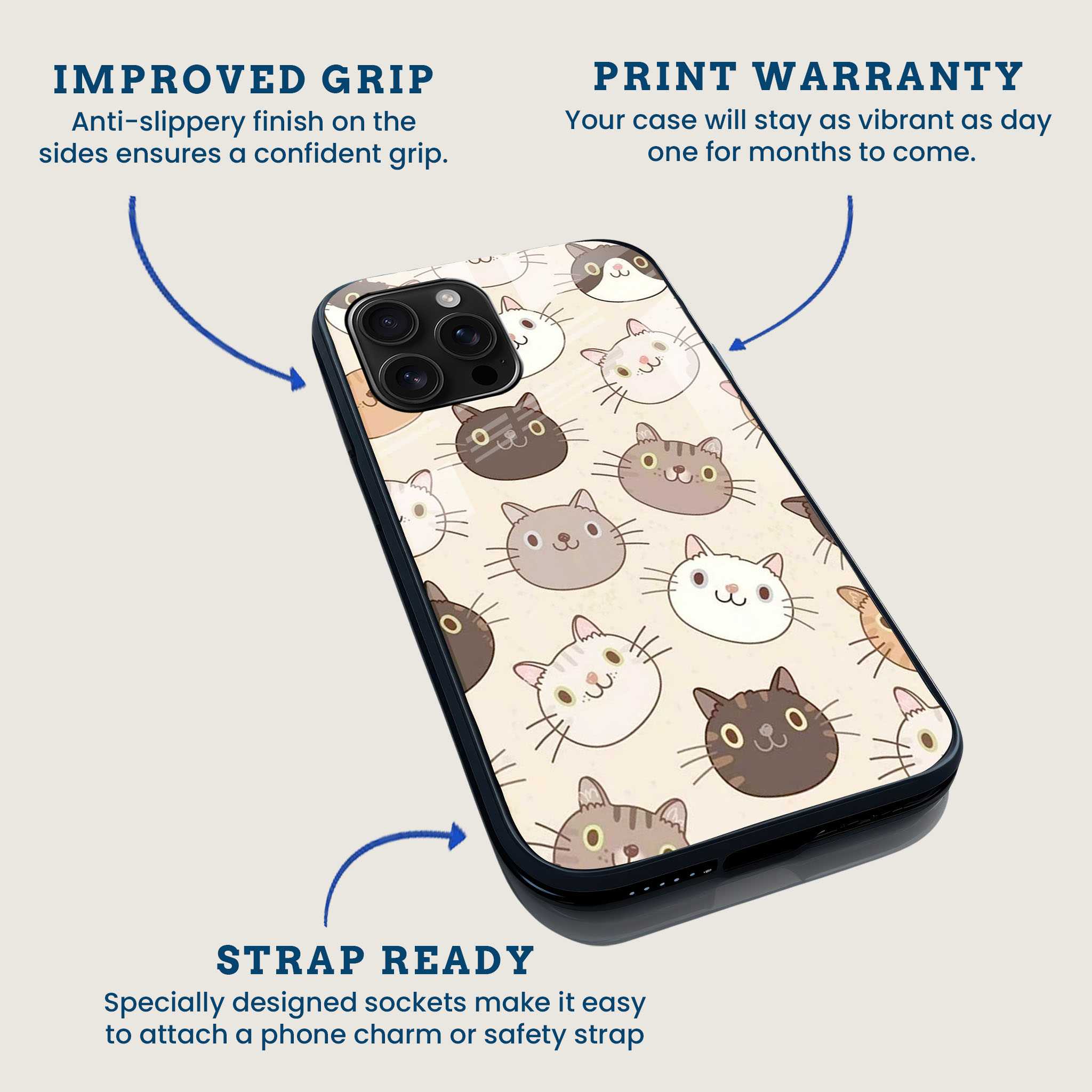Meow Kitty Mobile Back Cover Feature Image