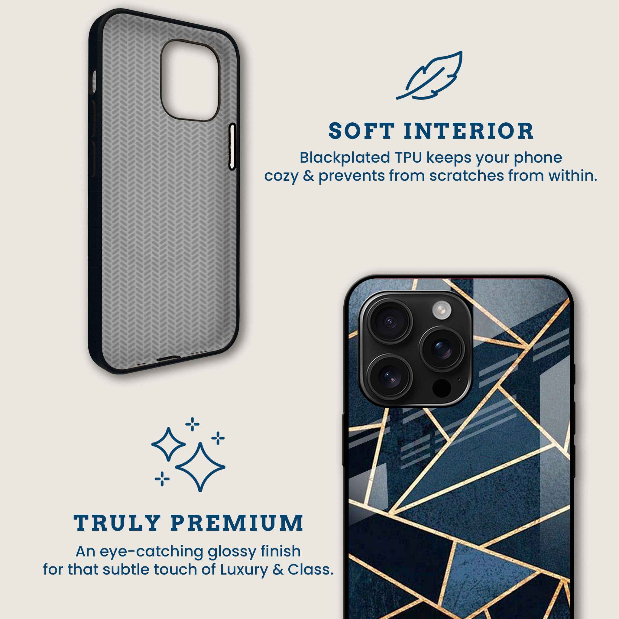 Midnight Diamonds Mobile Back Cover Brand Image