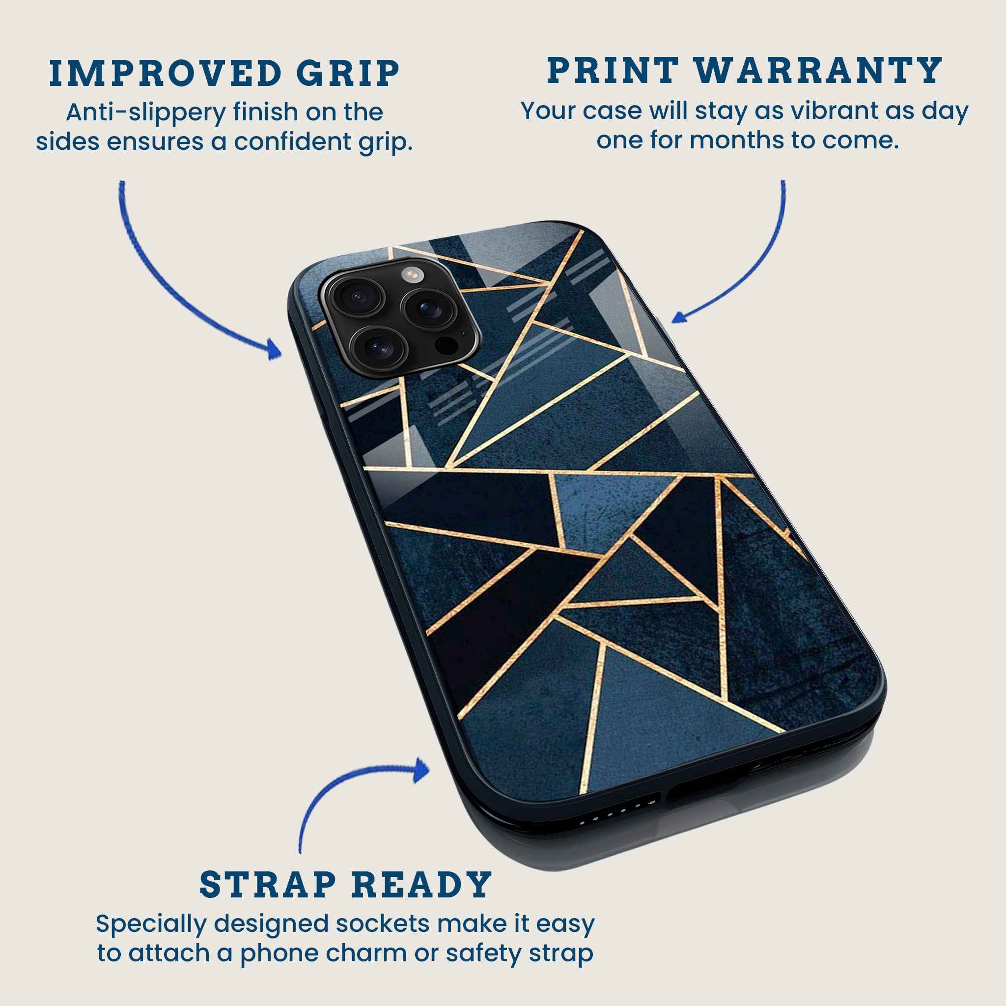 Midnight Diamonds Mobile Back Cover Feature Image