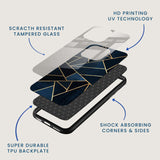Midnight Diamonds Mobile Back Cover Layer Image