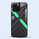 Mint Stripe Mobile Back Cover Main Image