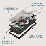 Modern Abstract Orb Mobile Back Cover Layer Image