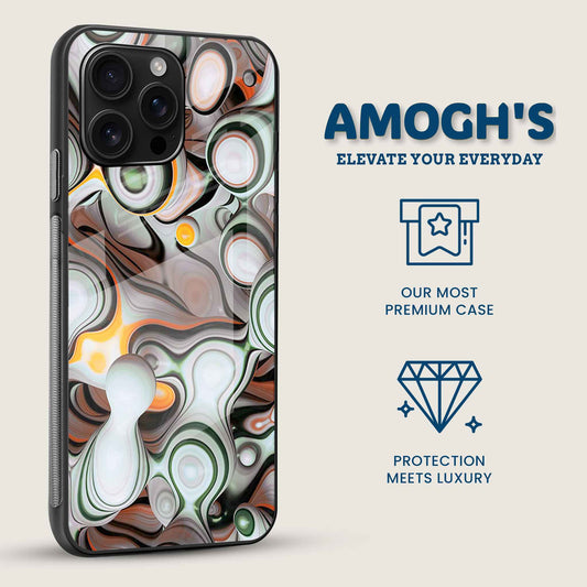 Modern Abstract Orb Mobile Back Cover Side Image