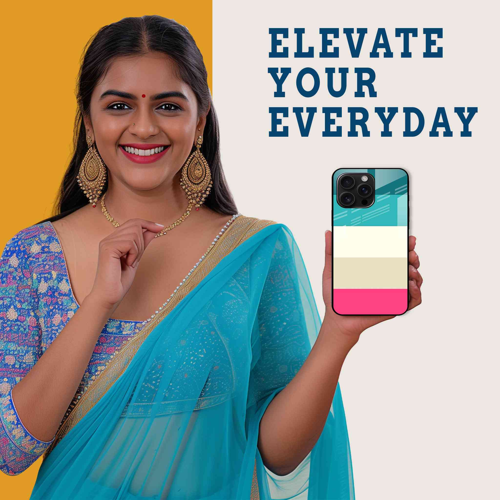 Modern Fluid Vibes Mobile Back Cover Woman Image