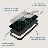 Modern Minimalist Grid Mobile Back Cover Layer Image
